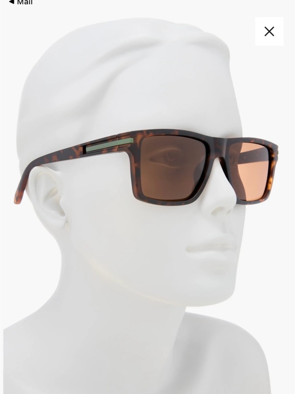 Cole Haan Tortoiseshell Brown 54mm Lens Sunglasses